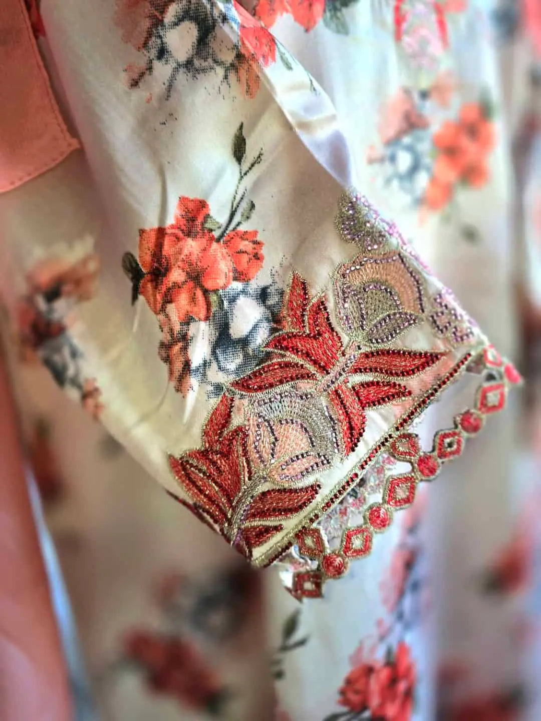 Silk kaftan från dubai