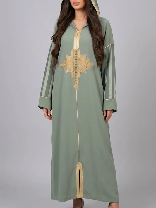 Moroccan Hooded Jelabeya