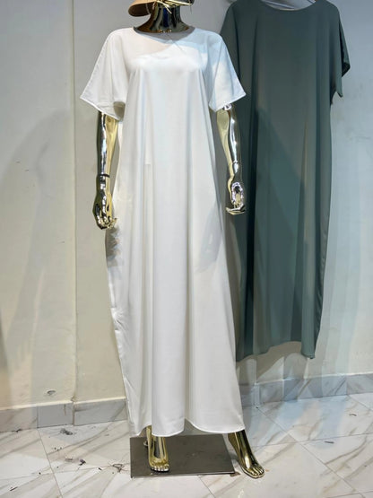 Abaya Inner white dress