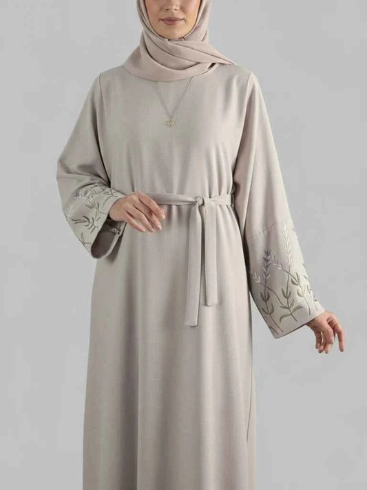 Lavendar Modest Dress with Headscarf