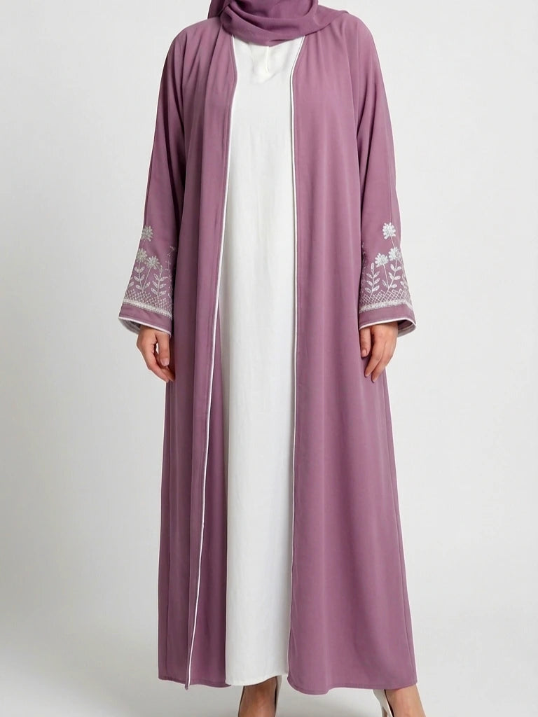 One piece open Dubai abaya 