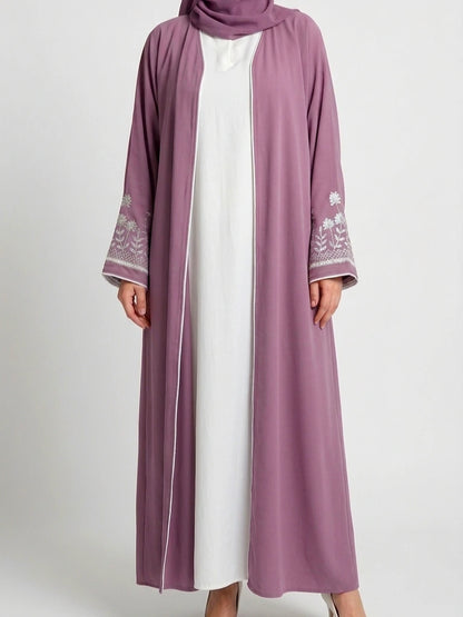 One piece open Dubai abaya 