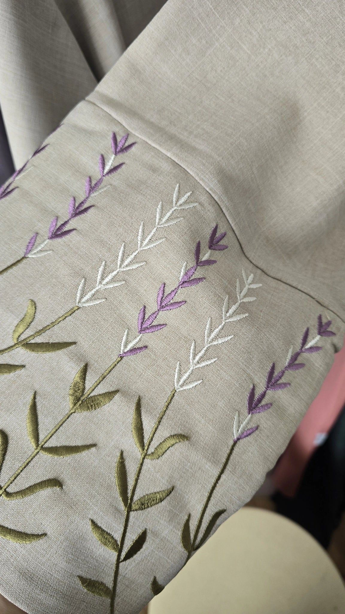 Lavendar cotton linen Abaya - Emara ModestyAbaya