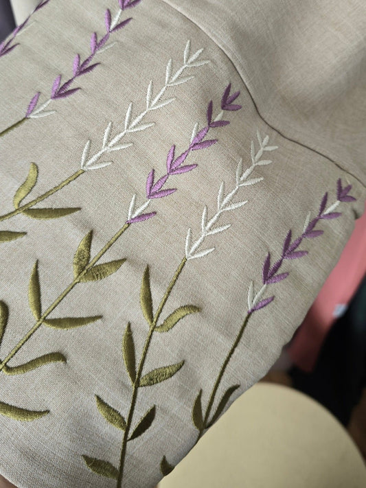 Lavendar cotton linen Abaya - Emara ModestyAbaya