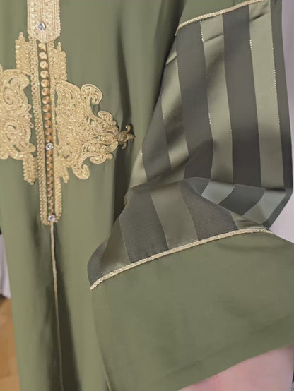 Moroccan Jalabeya with Hood