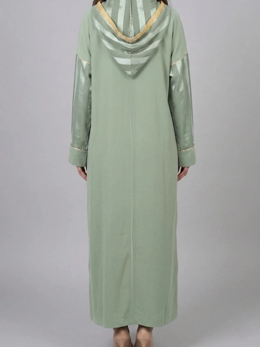 Moroccan Hooded Jalabiya dress