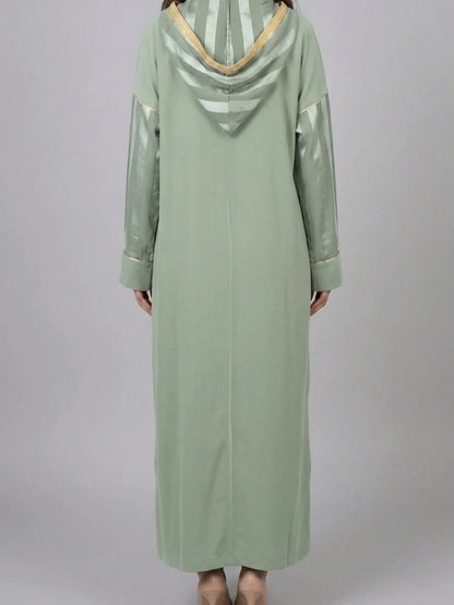 Moroccan Hooded Jalabiya dress