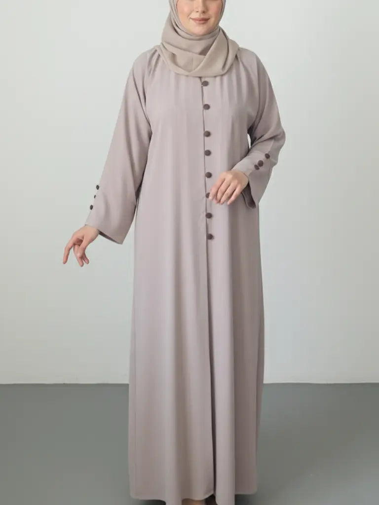 Two piece Dubai beige abaya