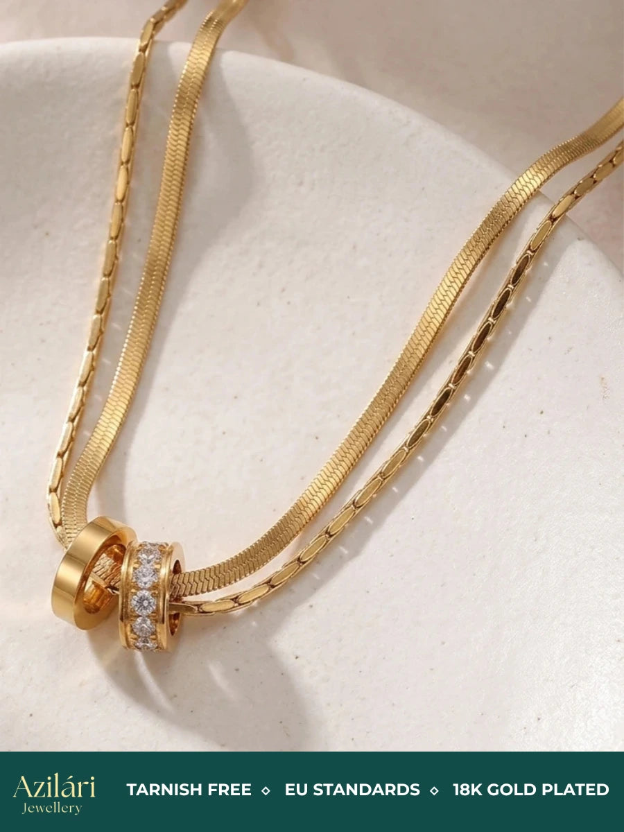 Gold plated necklace