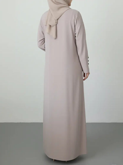 Premium beige abaya 