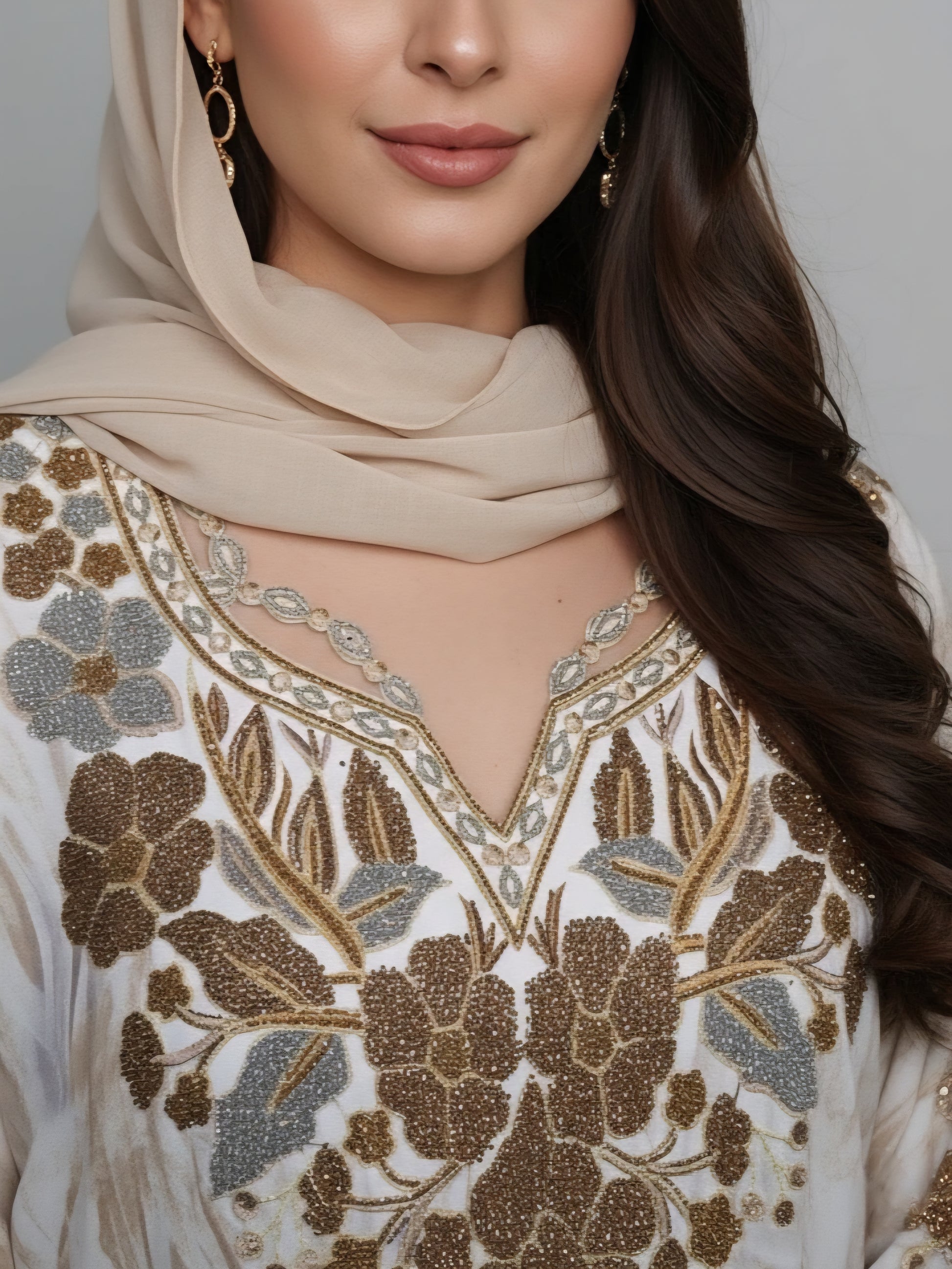 Satin abaya dress