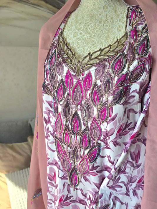 Mukhawar kaftan silk fabric