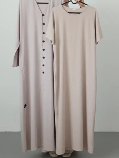 Beige abaya in sweden and canada