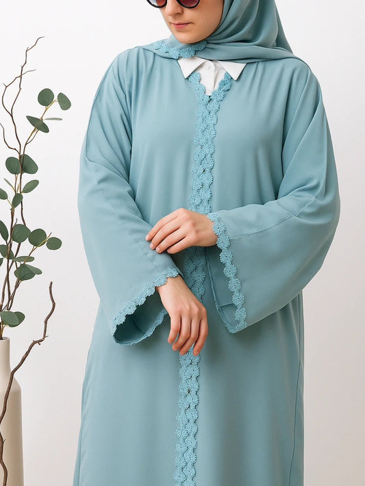 Warda one - piece Open Abaya - Emara ModestyAbaya