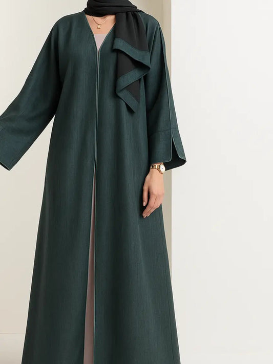 Zamurd one - piece Open Abaya - Emara ModestyAbaya